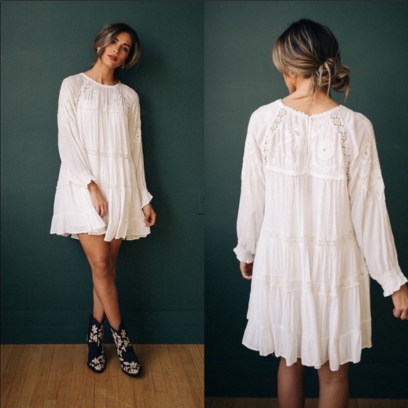 Free people piece of your heart mini dress Clearance